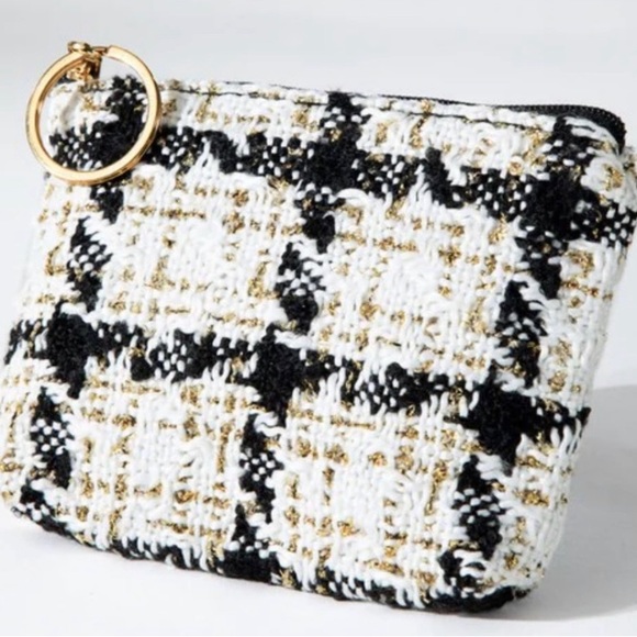 #5095 Elegant Tweed Key & Card Holder - Picture 4 of 14